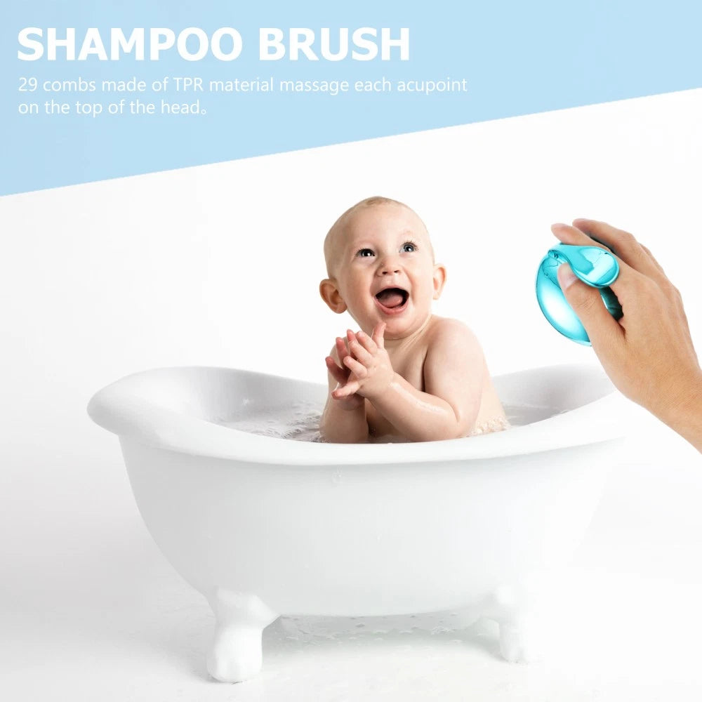 4 Pcs Silicone Anti-itching Head Scratcher Man Scalp Massager Hair Washing