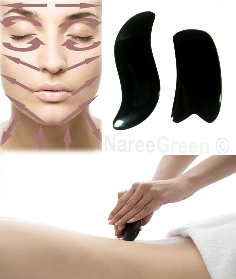 Guasha Gua Sha Massage Tool for Patient's Neck chest Back Relieve Fatigue