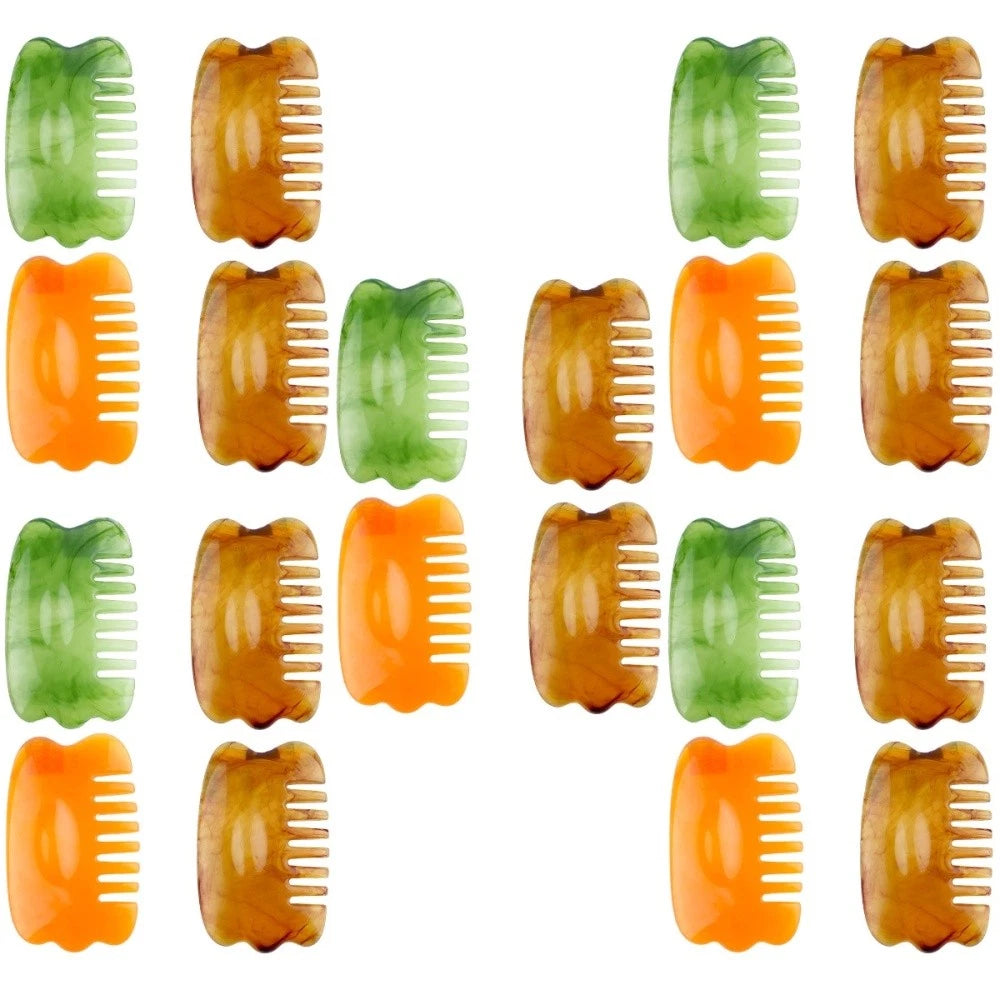 Set of 5 Massage Comb Scraping Board Head Massager Scalp Scratcher