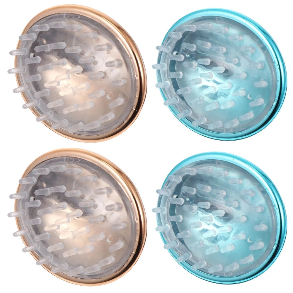 4 Pcs Silicone Anti-itching Head Scratcher Man Scalp Massager Hair Washing