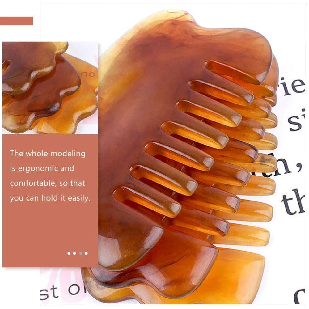 Set of 3 Massage Comb Scraping Board Scalp Head Massager Scratcher