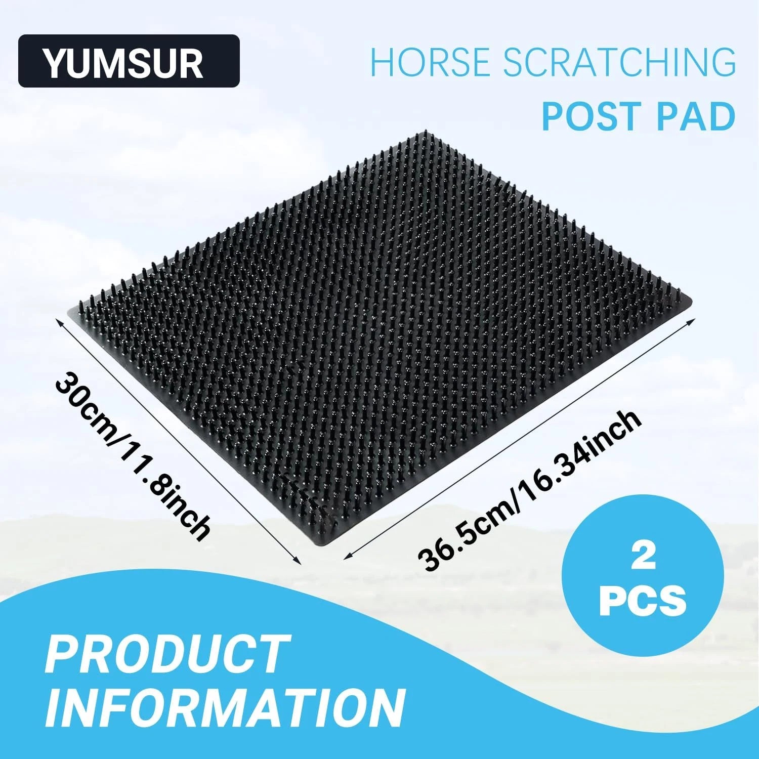 2 Pcs Horse Cattle Scratchers, Horse Scratching Post, Super Soft Massage Brush K