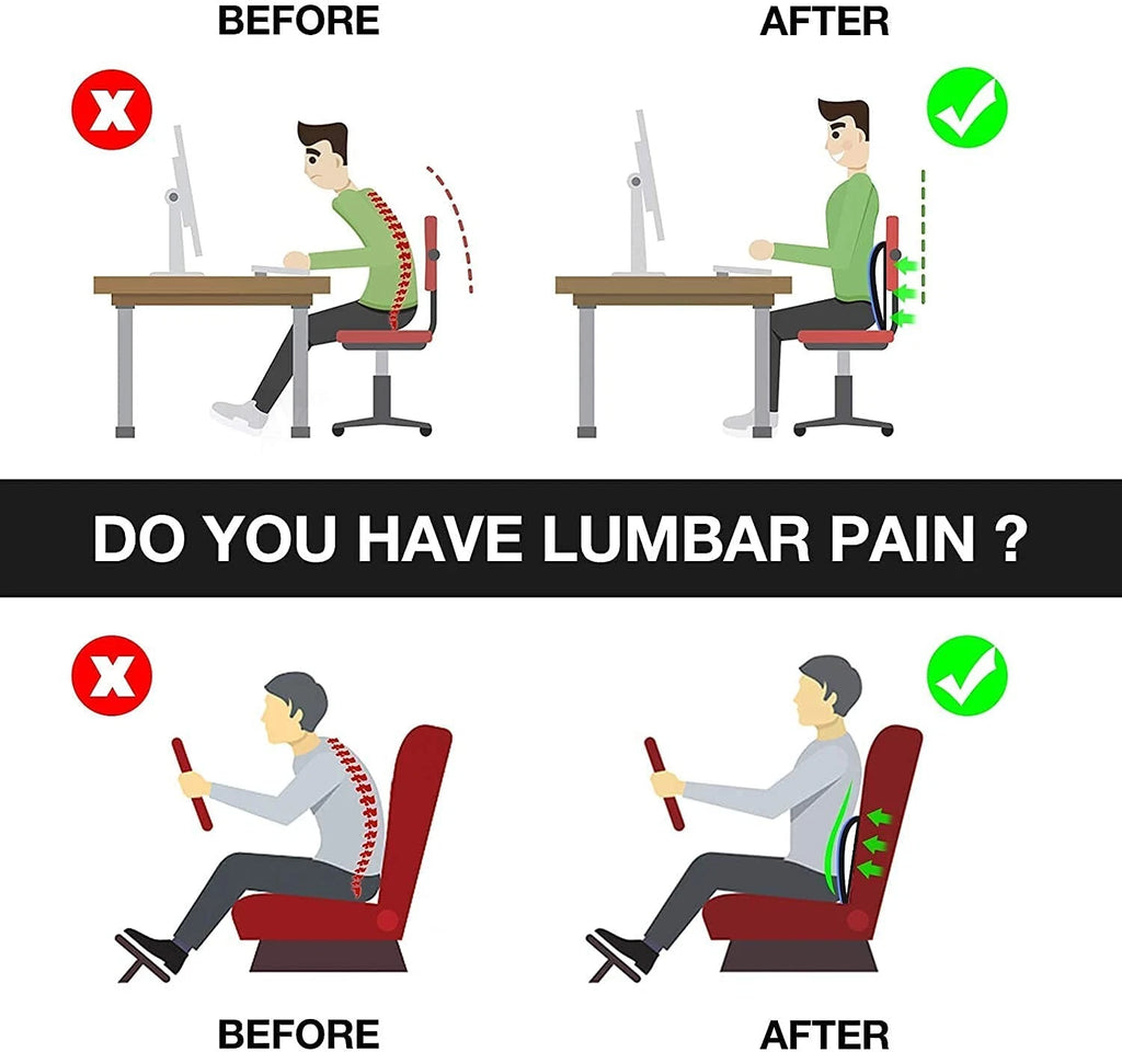 Back Stretcher, Lumbar Back Pain Relief Device, Lower and Upper Back Spine Board