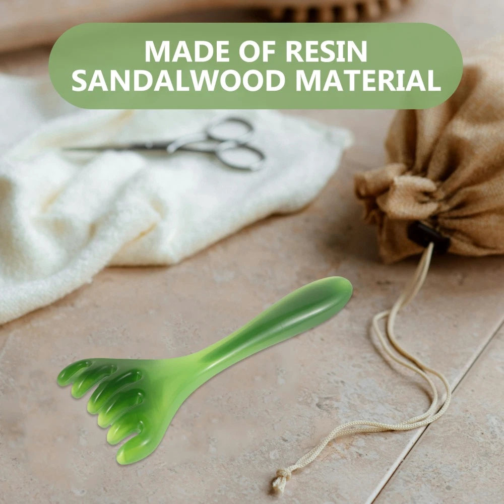 Head Massager for Headaches Scalp Scratcher Tool Gua Sha Brush for Scalp