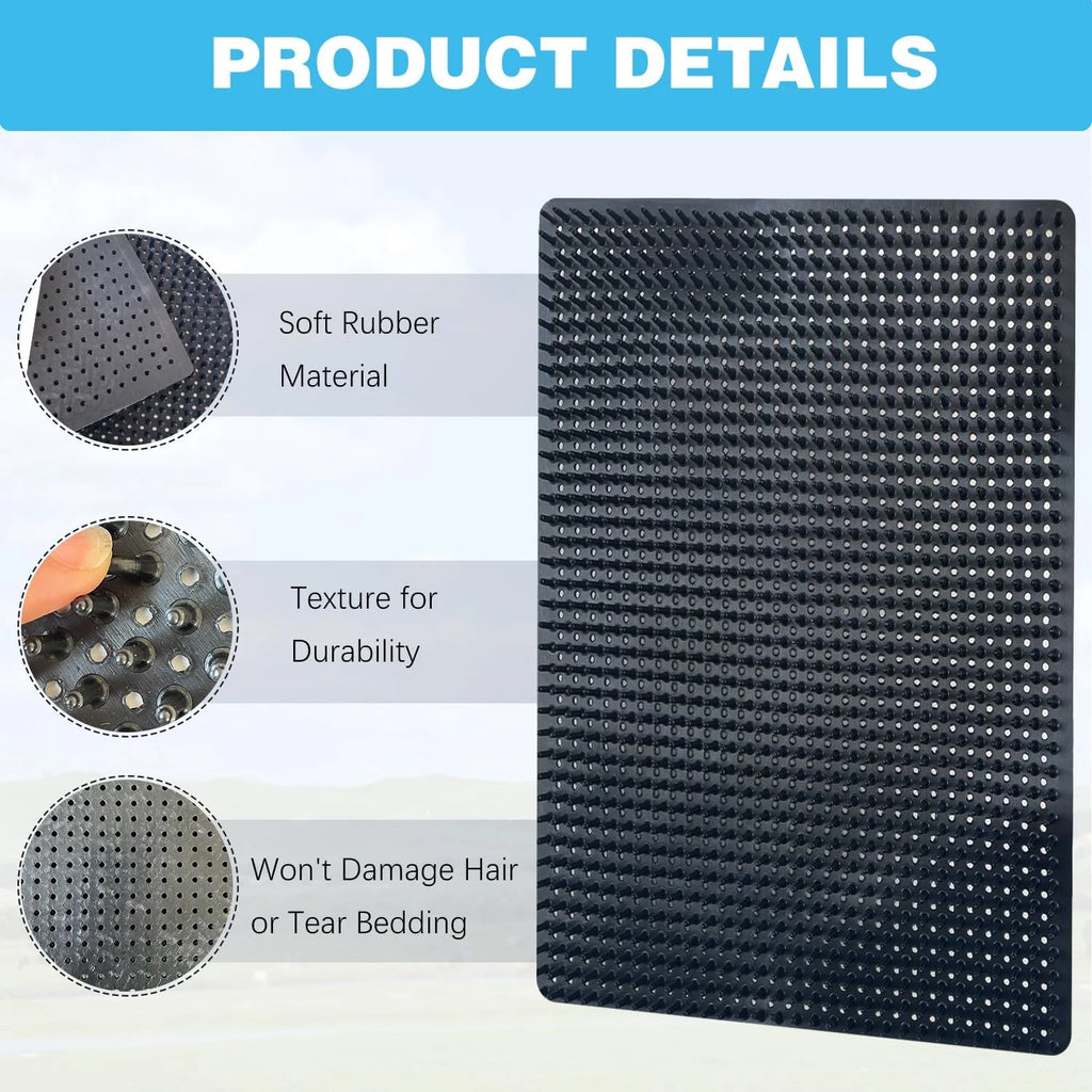 2 Pcs Horse Cattle Scratchers, Horse Scratching Post, Super Soft Massage Brush K