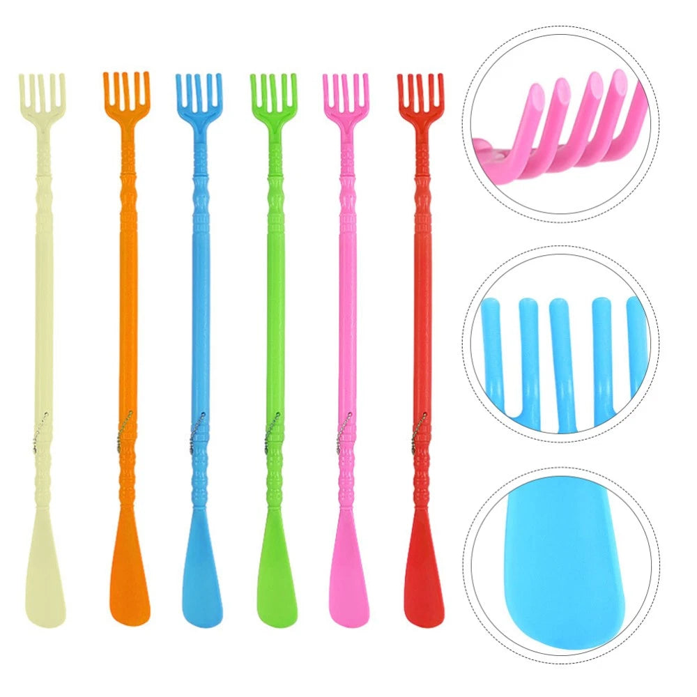 6 Pcs Massage Shoes Wearing Helper Scratcher Backscratcher Horn