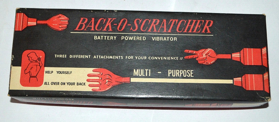 Vintage Multi-Purpose Back-O-Scratcher Battery Powered Vibrator