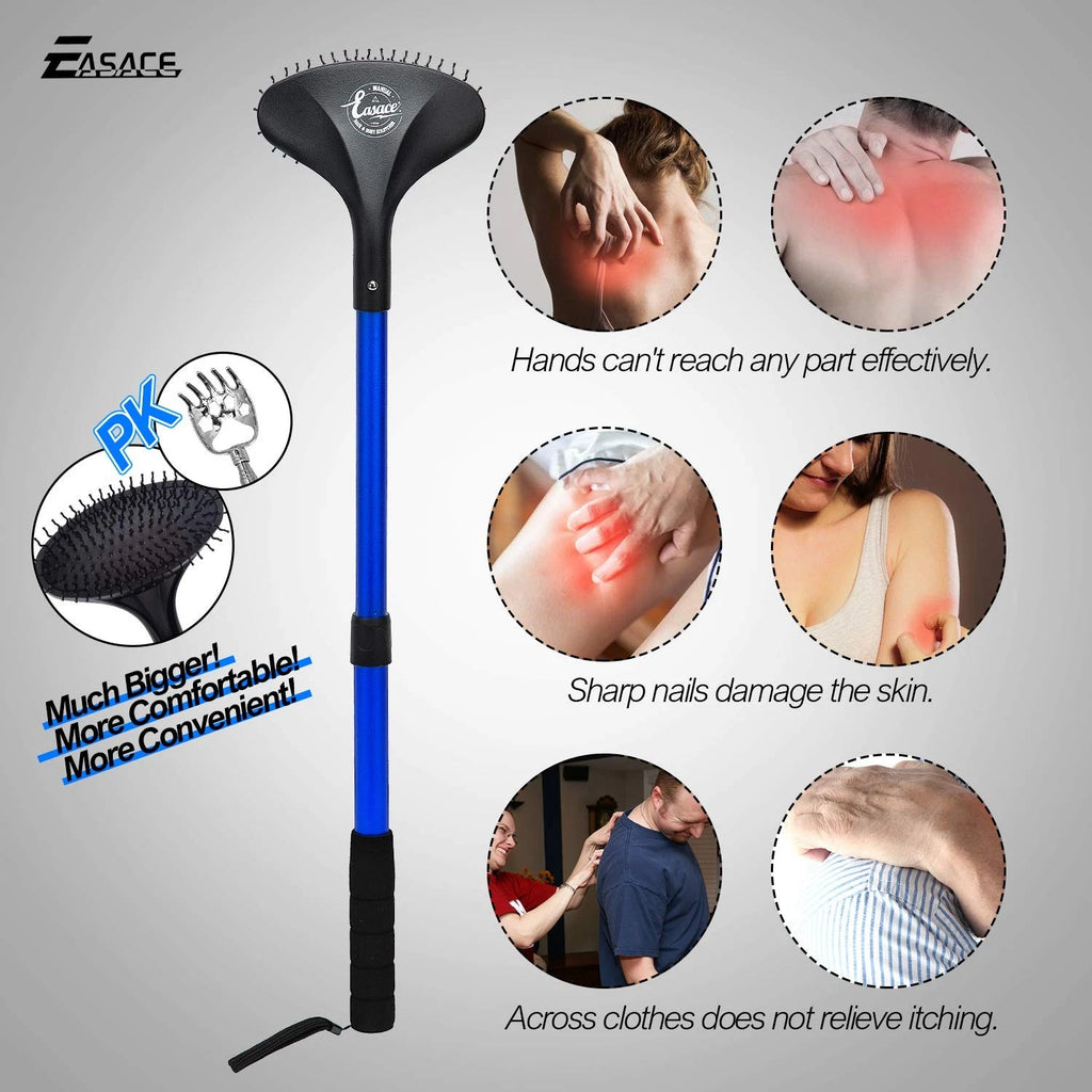 Telescopic Back Scratcher with Long Handle 21.5 Inch Adjustable Backscratcher...