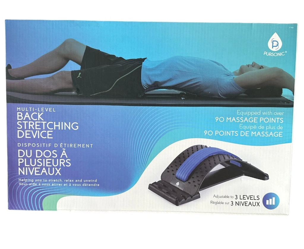 Back Stretcher Multi-Level Back Massager Stretching Device Lumbar Support Device