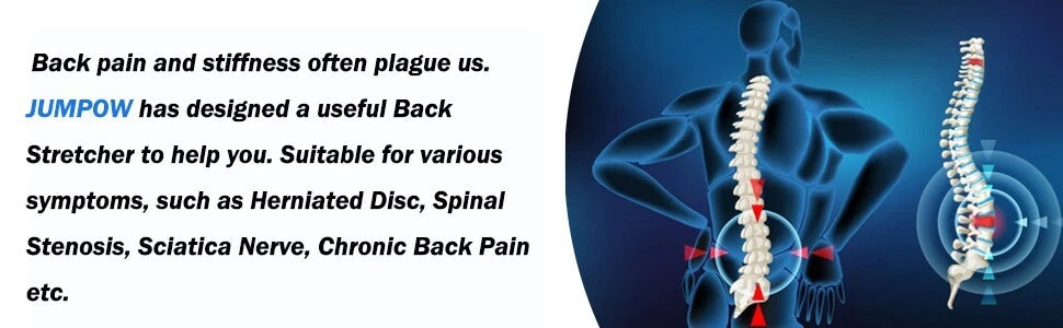 Back Stretcher, Lumbar Back Pain Relief Device, Lower and Upper Back Spine Board
