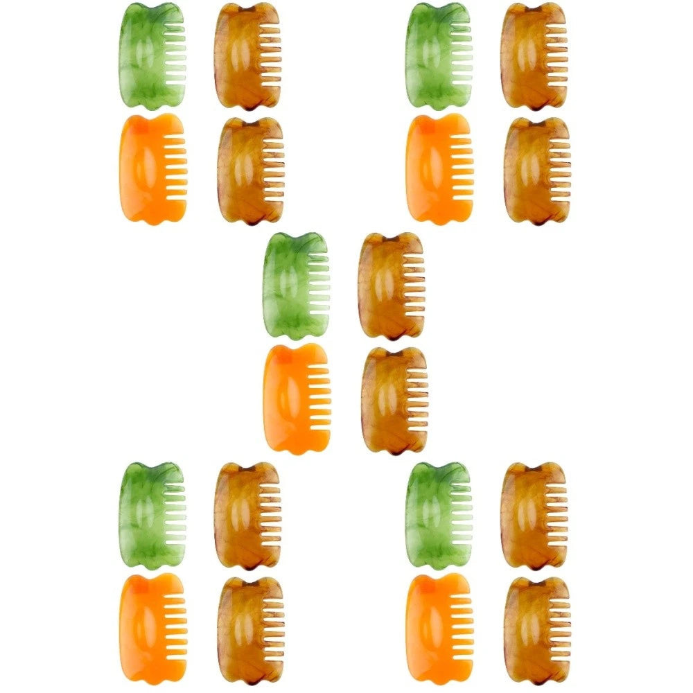 5 Count Massage Comb Scraping Board Head Massager Scalp Scratcher