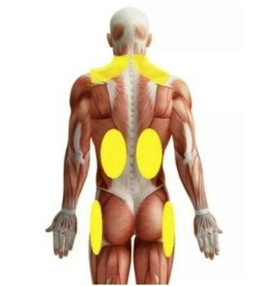 Wood Pillow Massage Back Wooden Massager Release Backache Neck Streching Spine