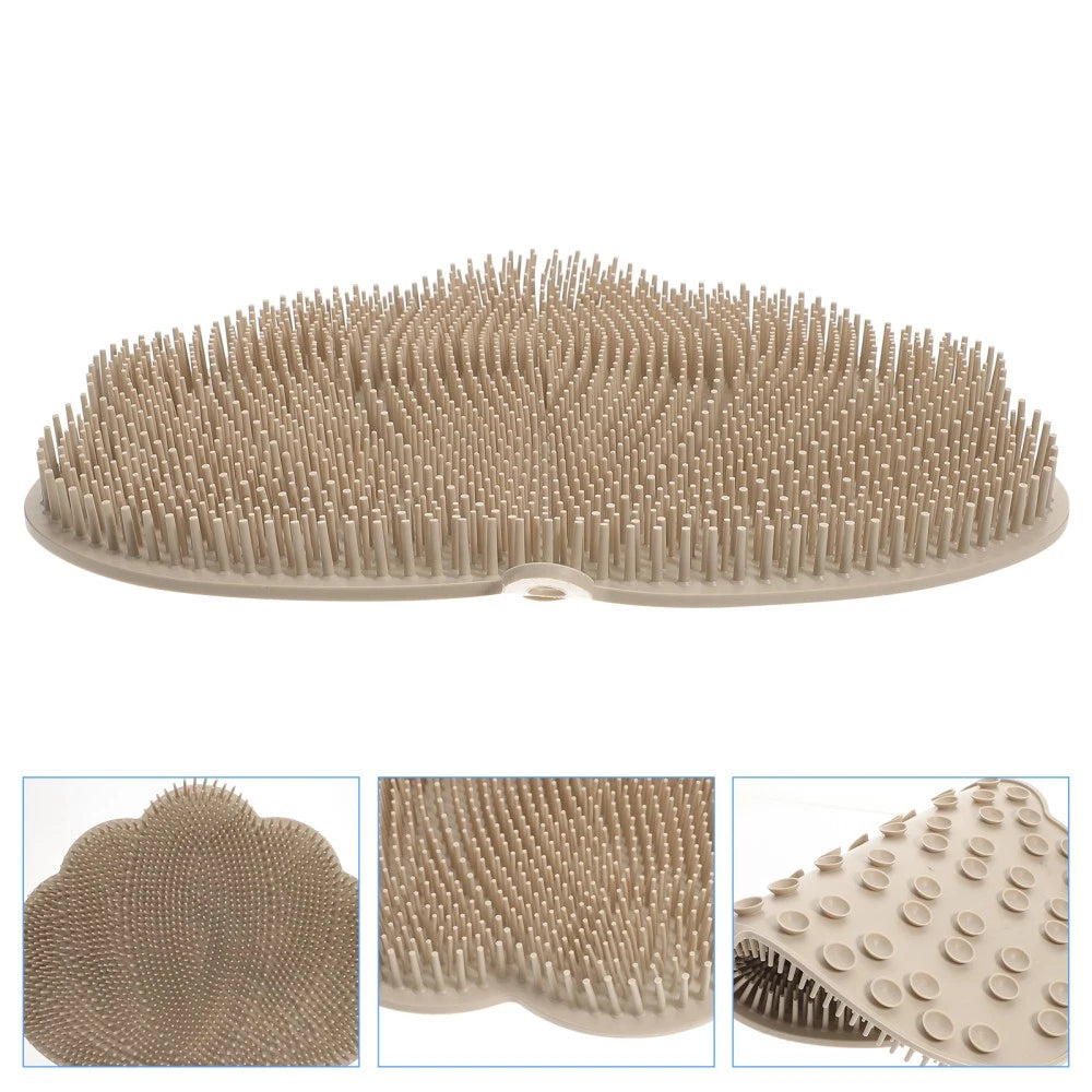 Bath Towel Back Scratcher for Women Scrubber Body Scrubbing Mat Shower Wall Pad