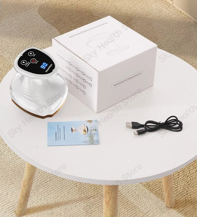 Cupping therapy device, EMS red light heating massager, deep body massage