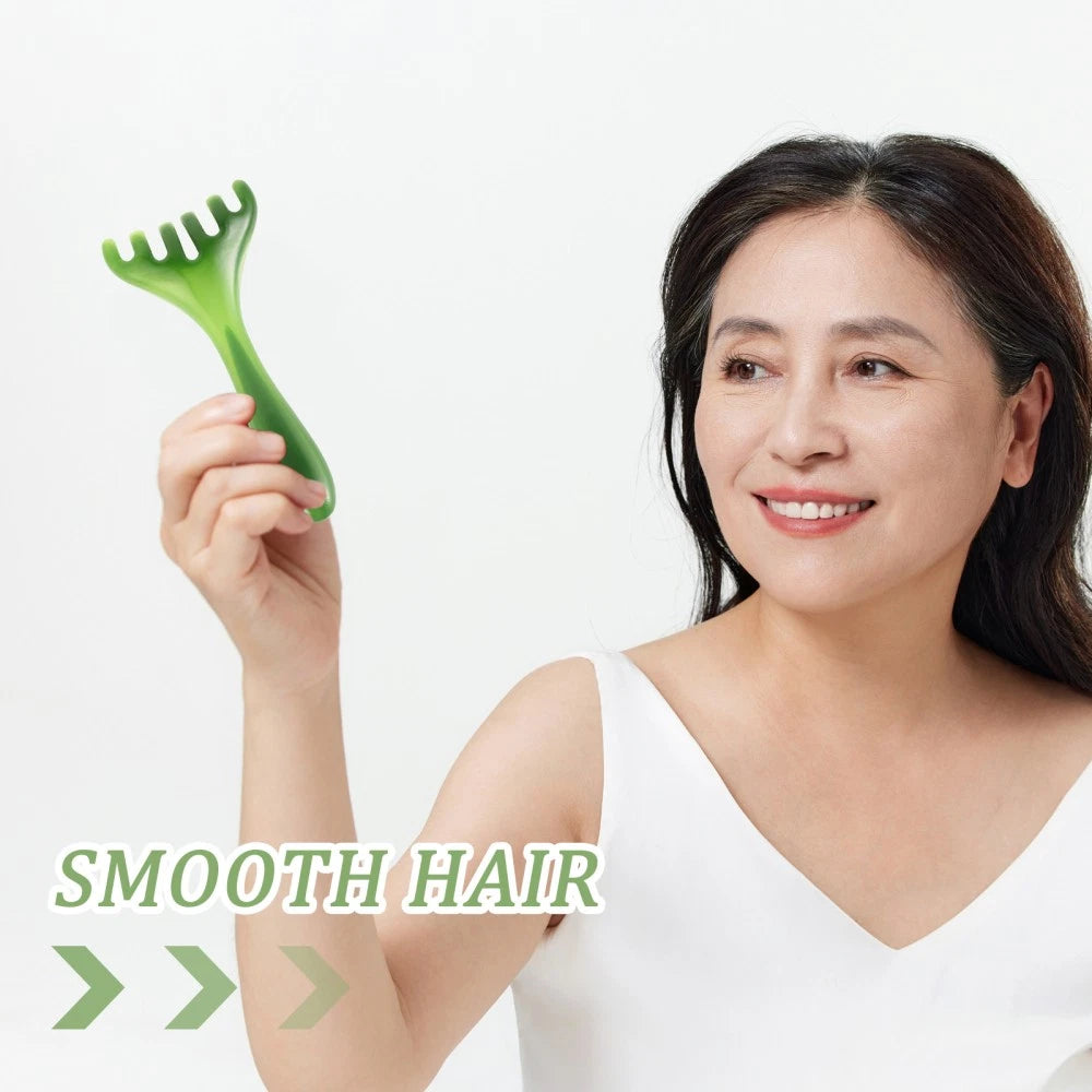 Head Massager for Headaches Scalp Scratcher Tool Gua Sha Brush for Scalp