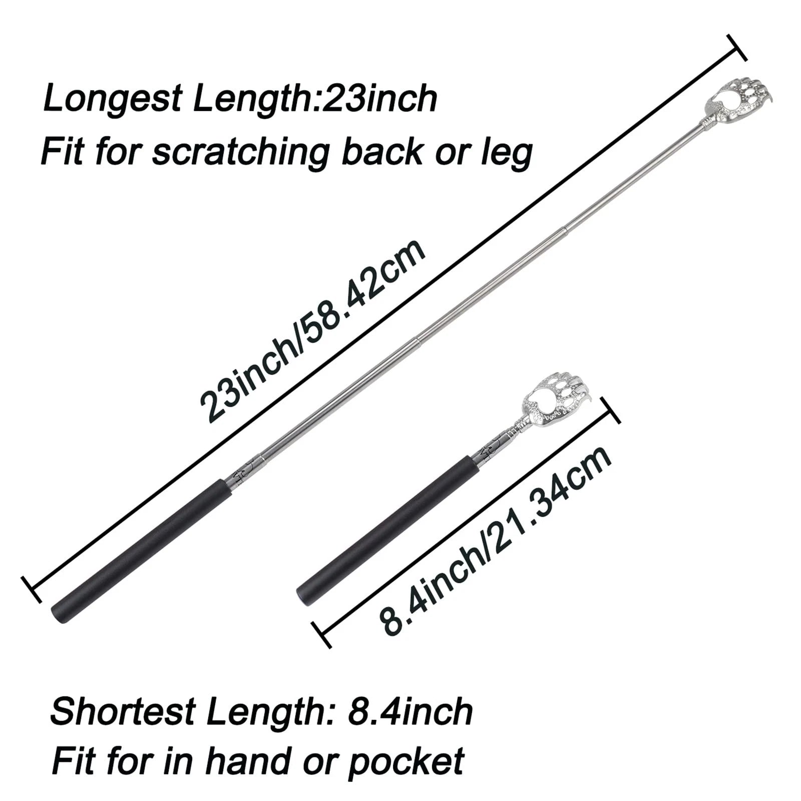 Bear Claw Back Scratcher for Men Women, Gifts for Mom Dad, Stocking Stuffers