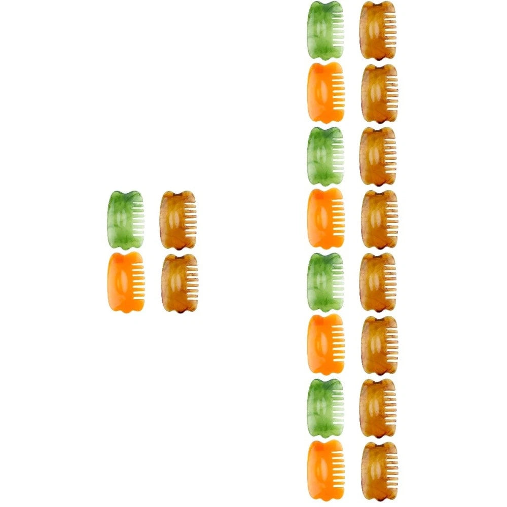 5 Count Massage Comb Scraping Board Head Massager Scalp Scratcher