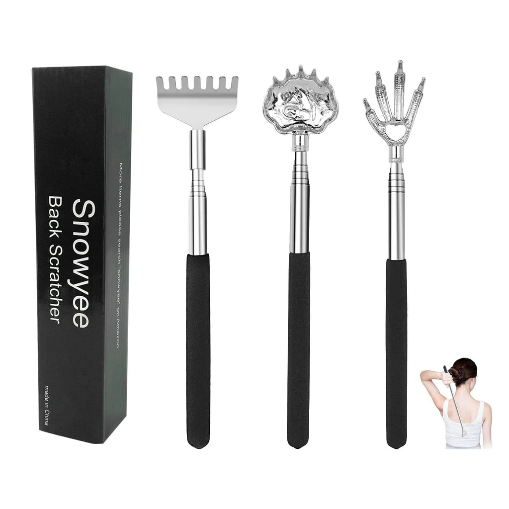 Snowyee Backscratchers Back Scratcher for Women Men 3PCS Includes Bear Claw H...