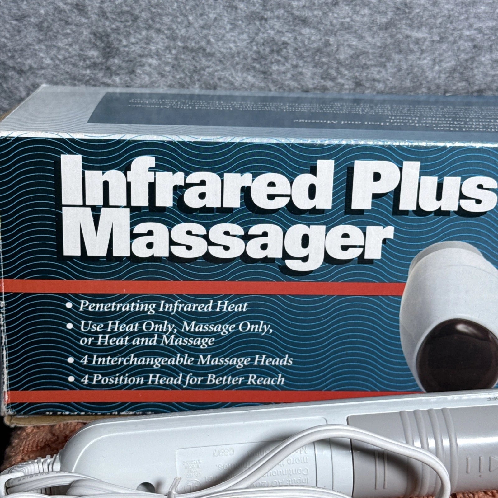 Infrared Massager DR35 Back Massage Bending 8 Ft Cord 3 Settings