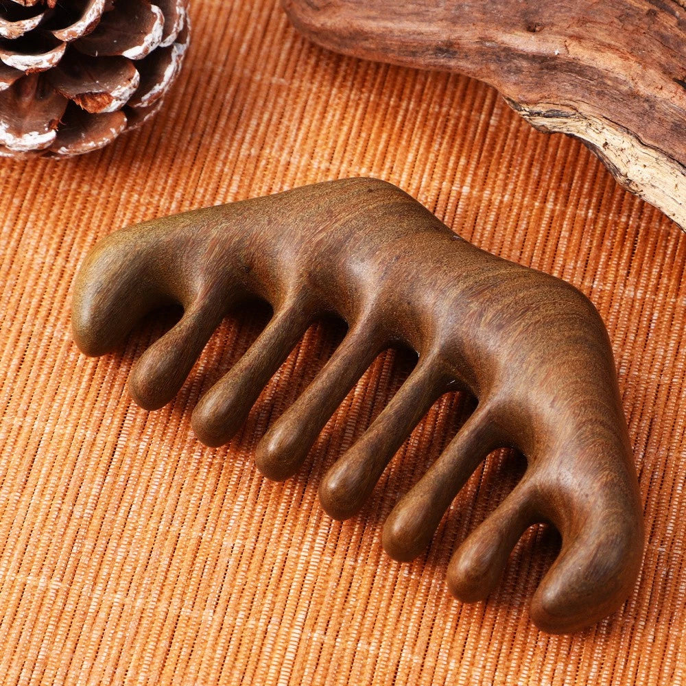 Wooden Comb Massage Travel Scalp Scratcher Multi Functionalmassage