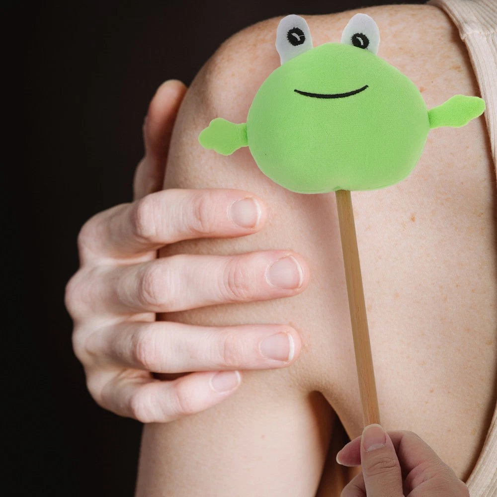 2 Pcs Knock Back Stick Child Scratcher Massage Hammer Cartoon Massaging Bars