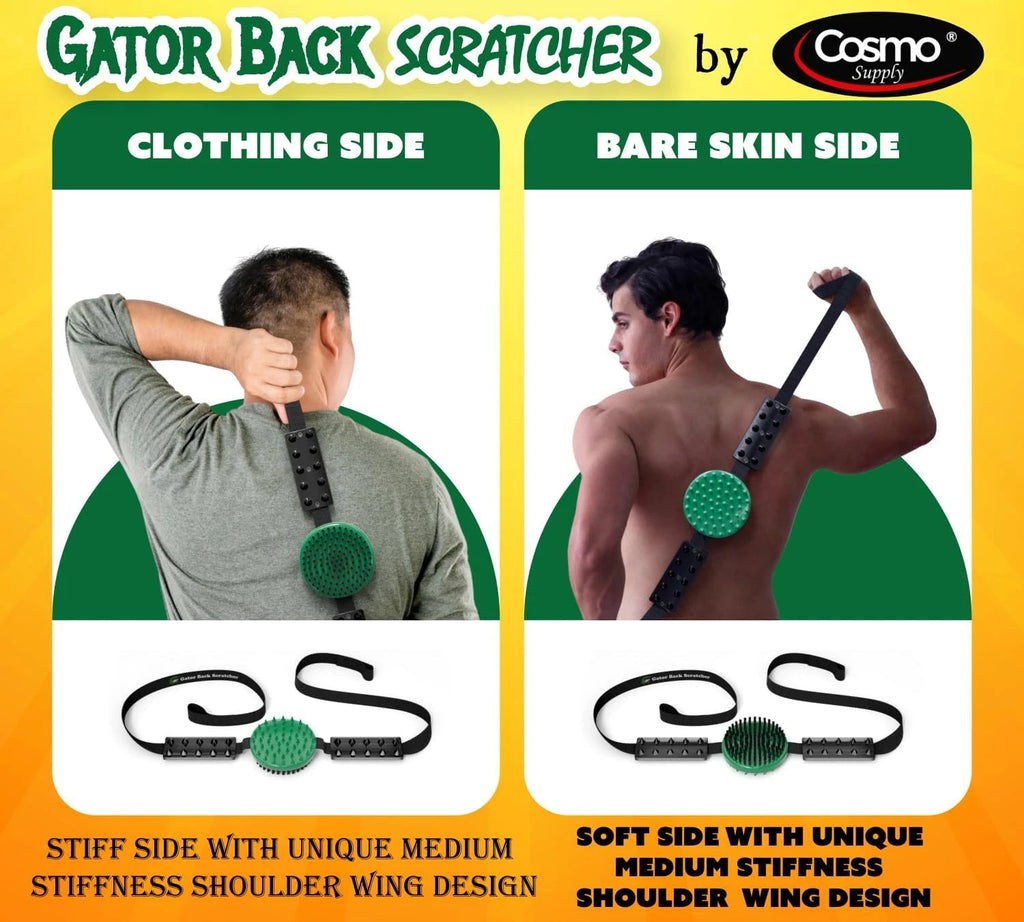 Back Scratcher for Men with Strap Double Sided Great for Mobility Impaired Hard-