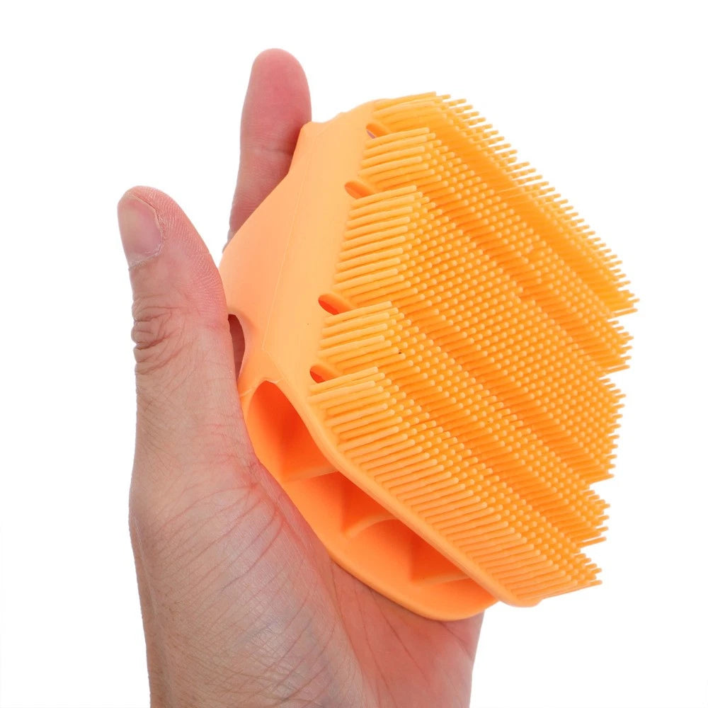 Silicone Bath Massage Brush Man Back Scratcher for Women Bathing
