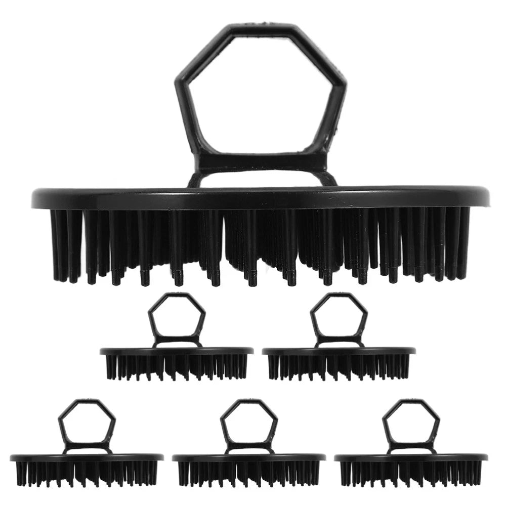 6 Pcs Head Massager Dandruff Comb for Women Hair Scratcher Scalp