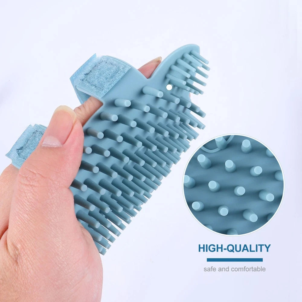 Wall Scratcher Silicone Massage Brush Groom Corner Massage Brush For Cats-