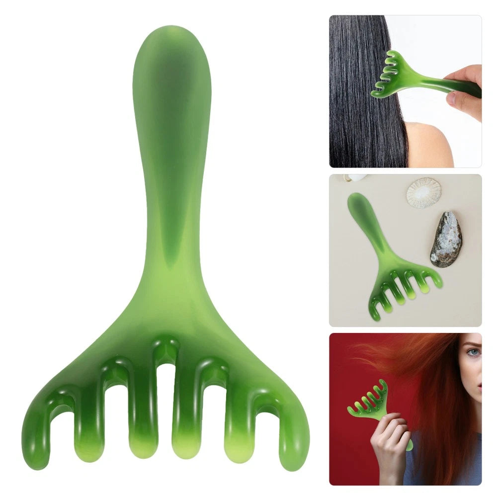 Head Massager for Headaches Scalp Scratcher Tool Gua Sha Brush for Scalp