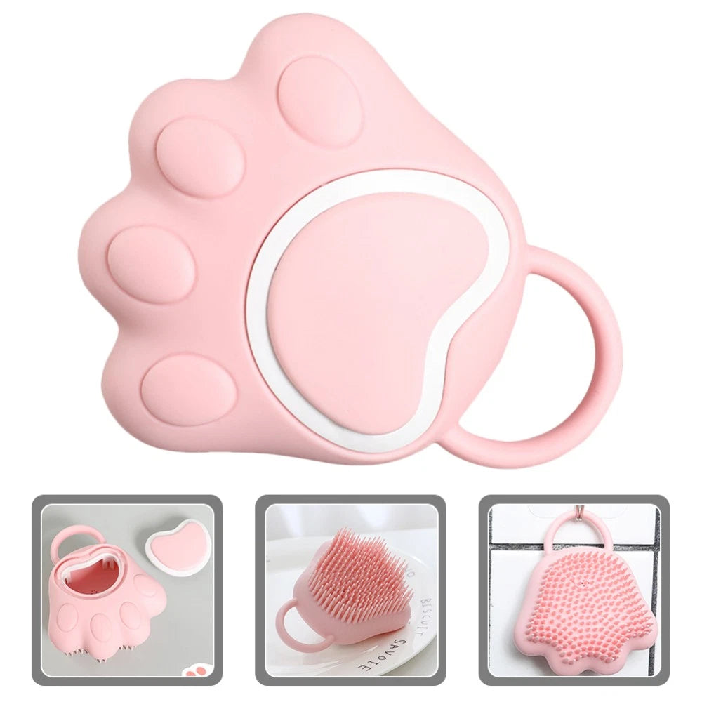 5 Pack Silicone Shampoo Brush Hairscalp Massager Baby Child Scratcher Shower