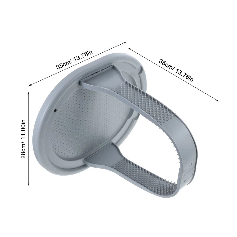 Arched Wool Rubbing Device Cat Self Grooming Massager for Cats Scratcher