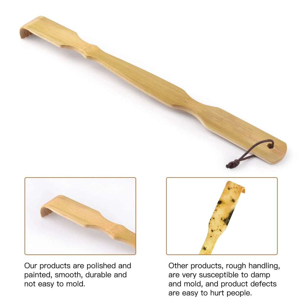 Omszte Bamboo Back Scratcher100% Natural Bamboo Back Scratchers for Itching R...