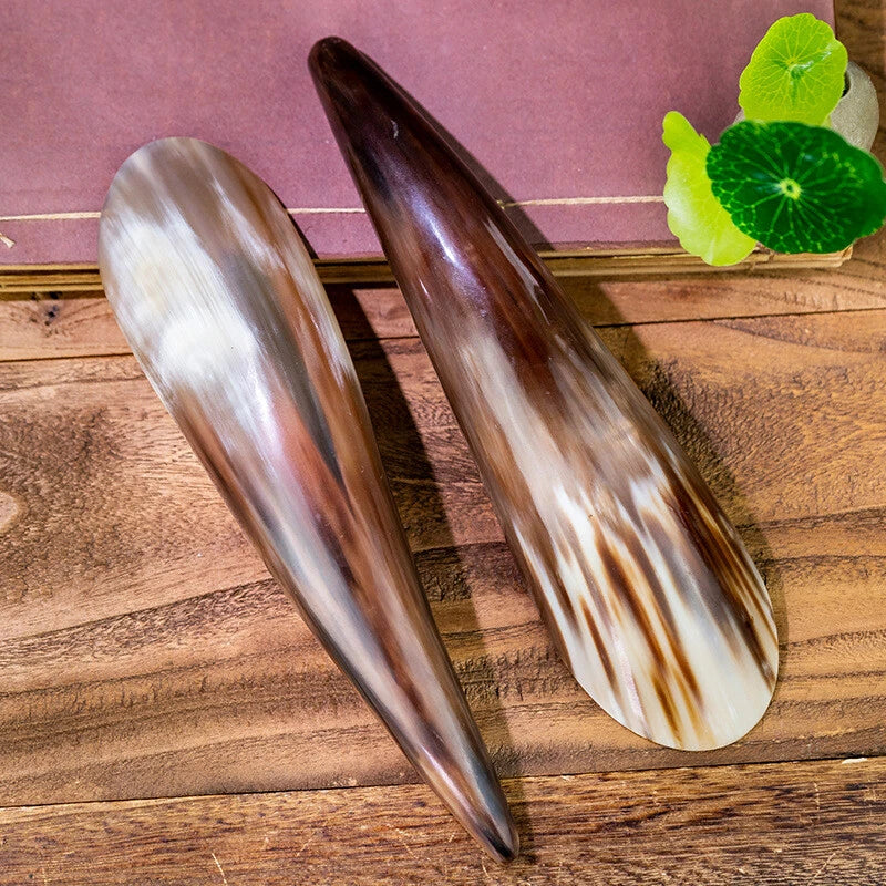 Natural OX Horn Gua Sha Tool Horn Gua Sha Massage Tool Massage Acupoint Tool