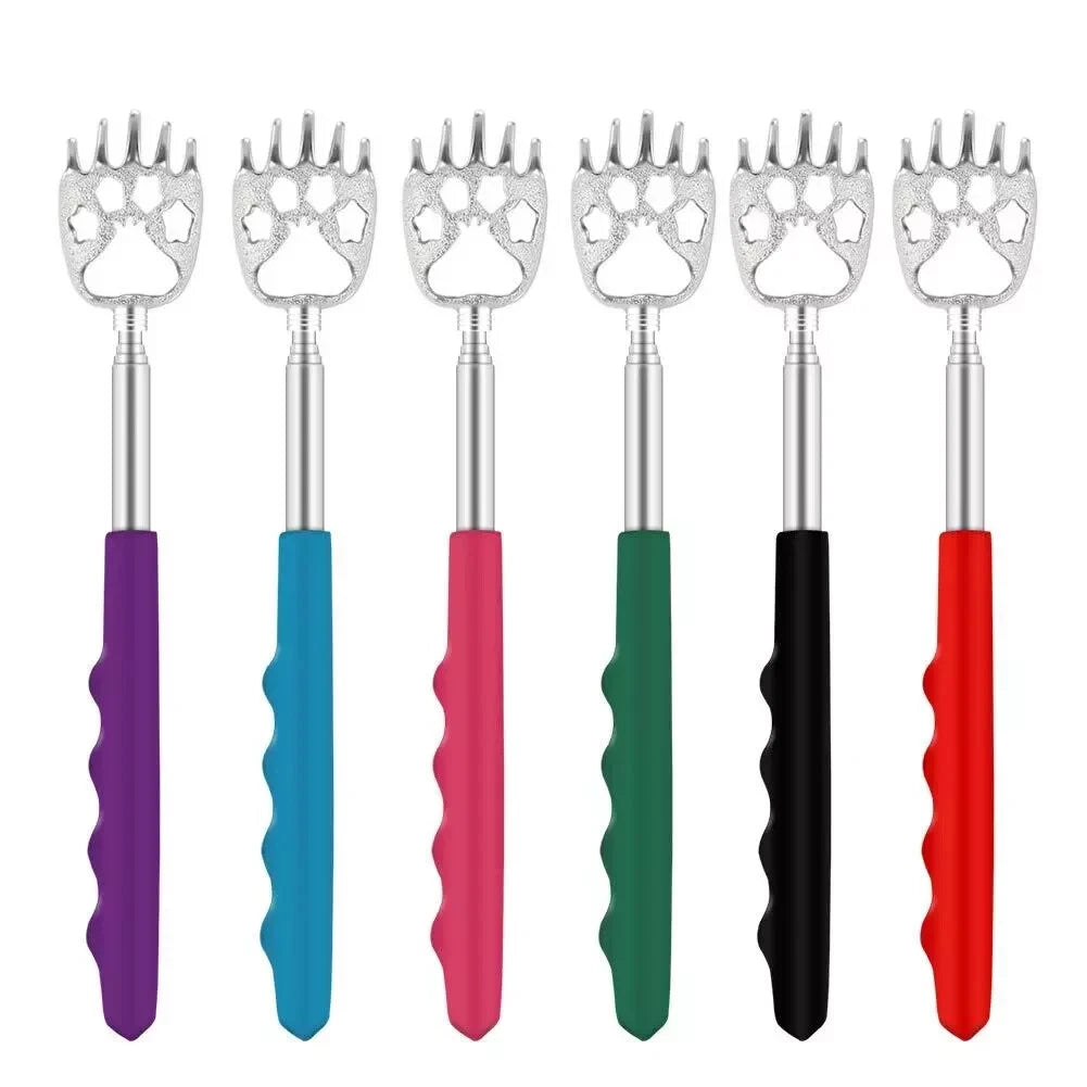 6 Pack Telescoping Back Scratcher - Bear Claw Back Scratchers - Portable Exte