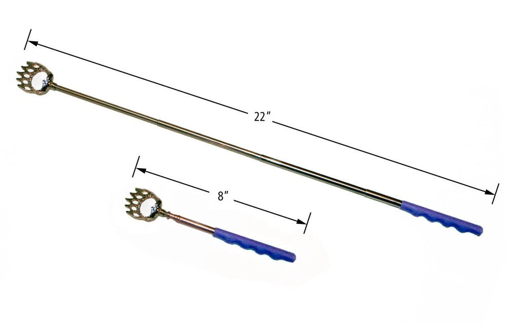 5 Pack Metal Extendable Telescopic Back Scratchers for Itch Relief