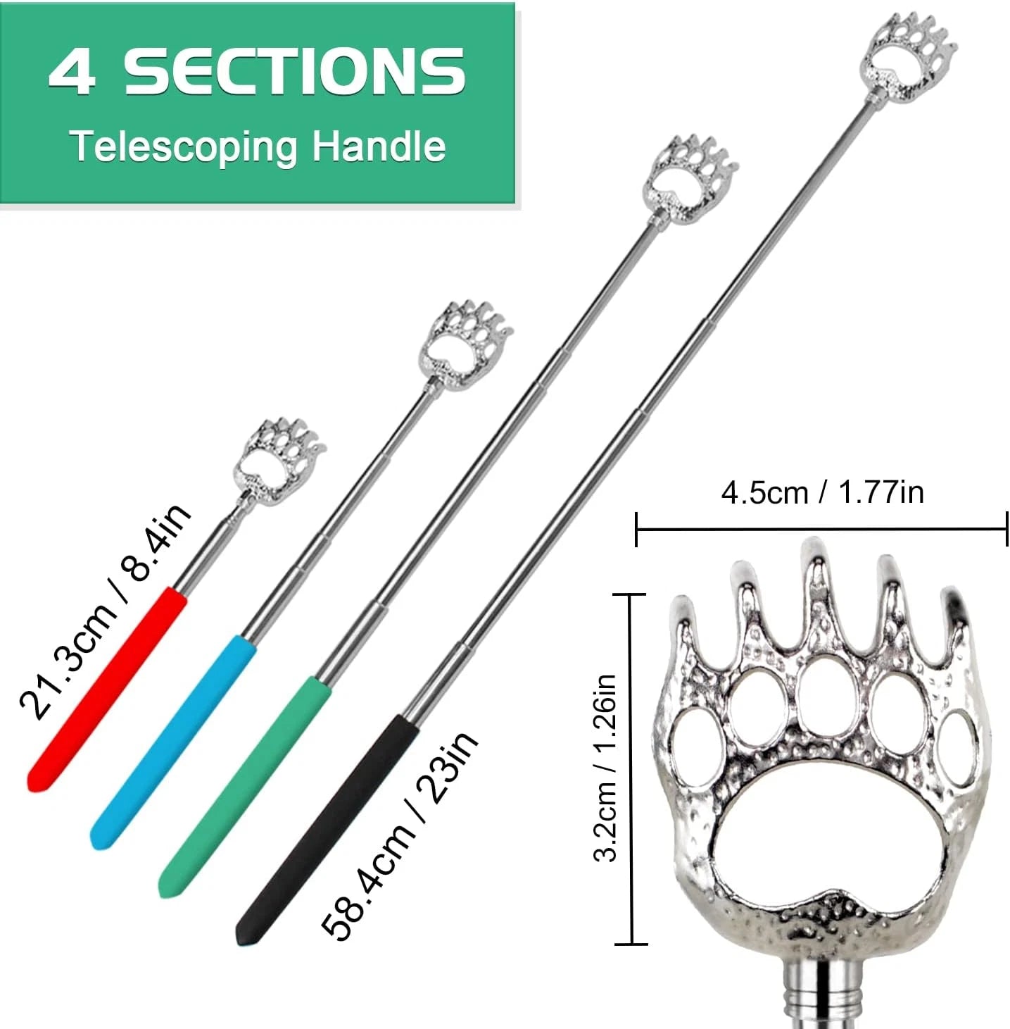 6 Pack Back Scratcher Fathers Day Dad Gifts, White Elephant Gifts for Adults, St