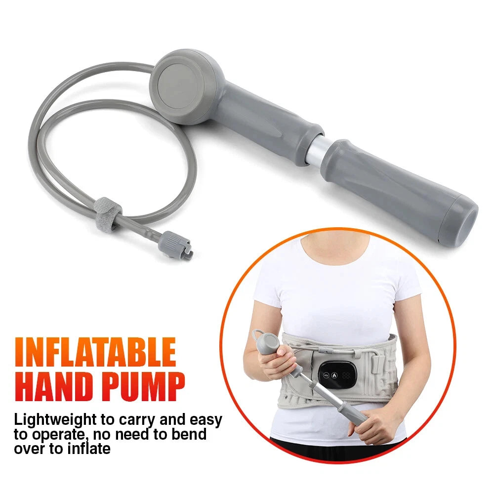 Inflatable Waist Heat Massager, Back Airbag Support Belt, Lumbar Protect Brace