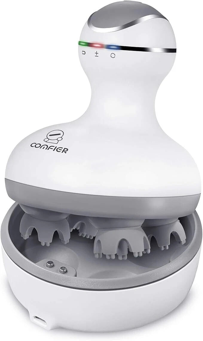 COMFIER Electric Cordless Hair Scalp Massager with Kneading 84 Massage Nodes,