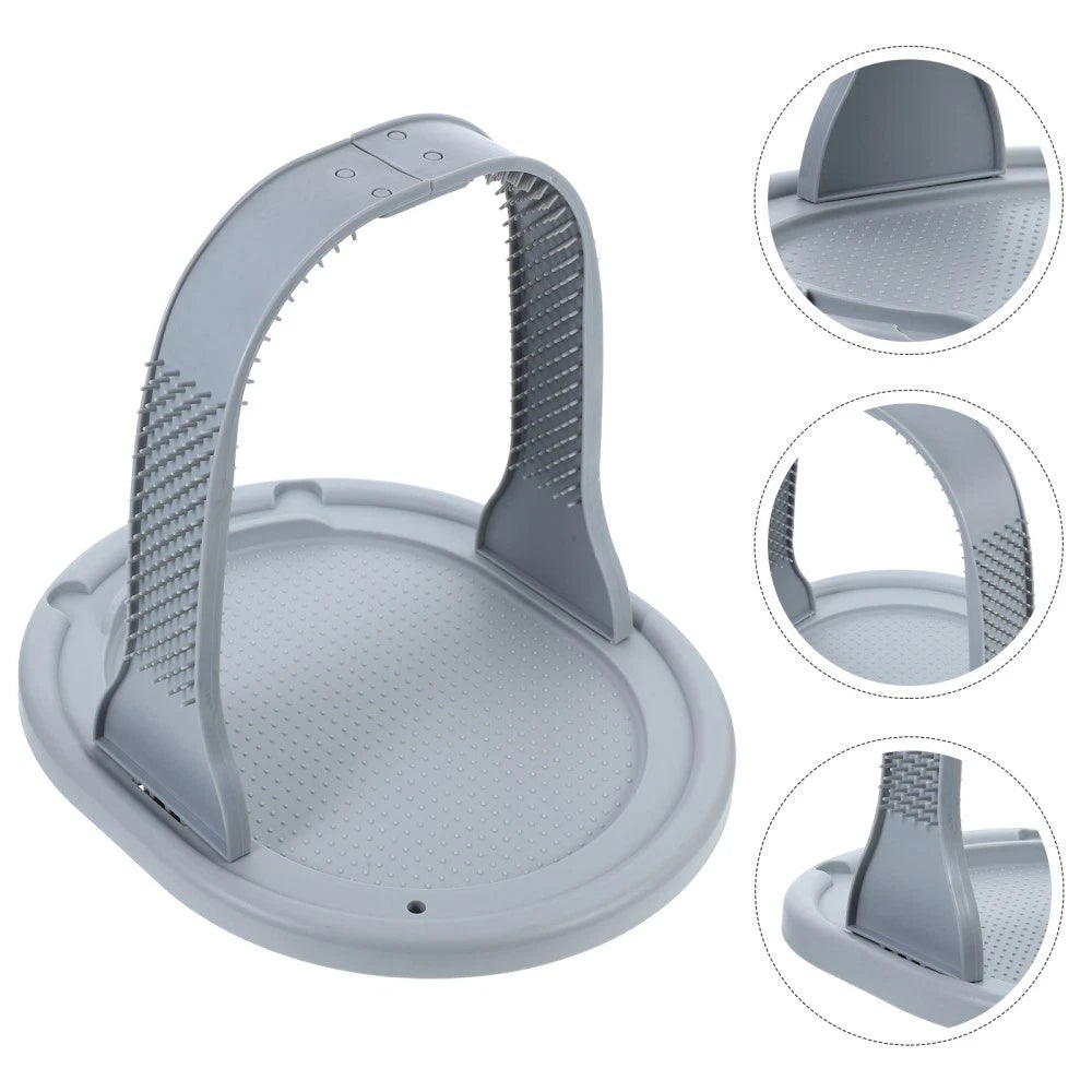 Arched Wool Rubbing Device Cat Self Grooming Massage Toy Hair Scratcher