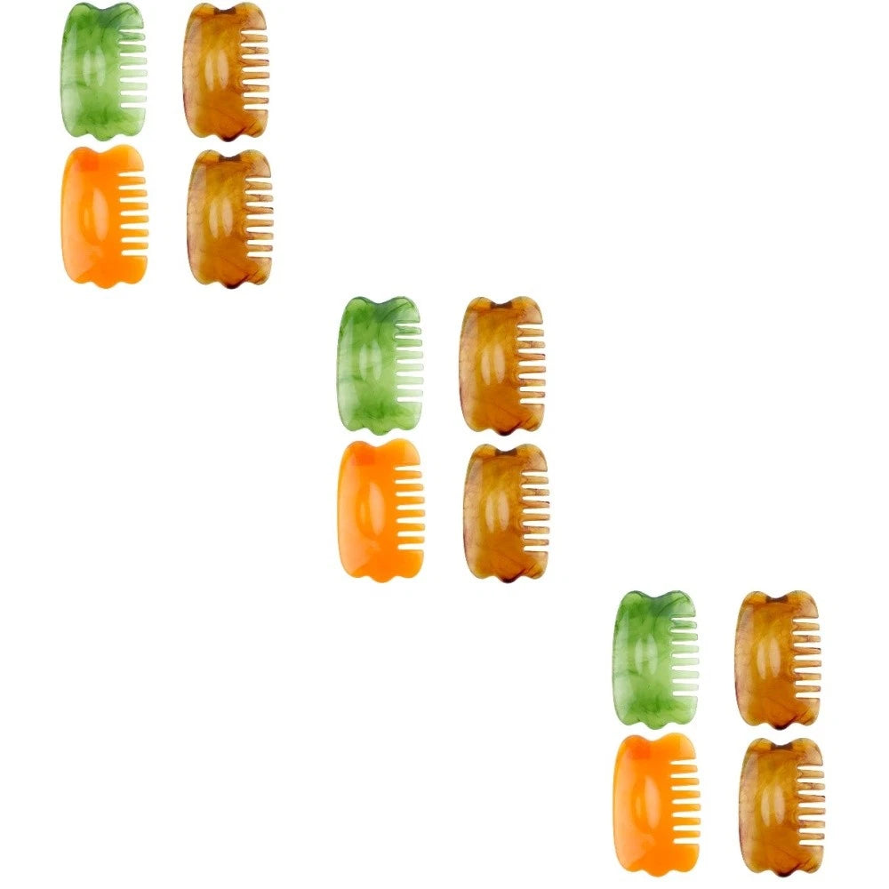 3 Count Massage Comb Scraping Board Head Massager Scalp Scratcher