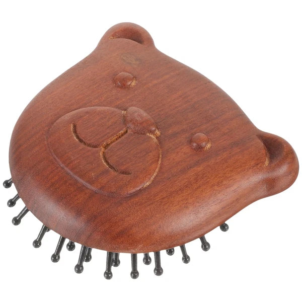 Bear Massage Comb Detangle and Brush Head Scratcher Scalp Massager