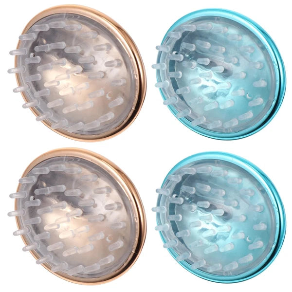 4 Pcs Silicone Anti-itching Head Scratcher Man Scalp Massager Hair Washing