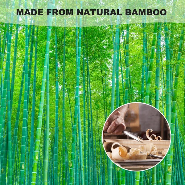 Bamboo Wood Back Scratcher with Long Handle for Back Scratching Itches, 3 Pack