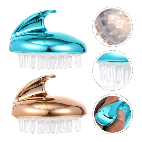 4 Pcs Silicone Anti-itching Head Scratcher Man Scalp Massager Hair Washing