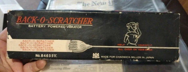 Vtg Back-O-Scratcher Battery Powered Vibrator. All Orig Untested! NEVER Used!!
