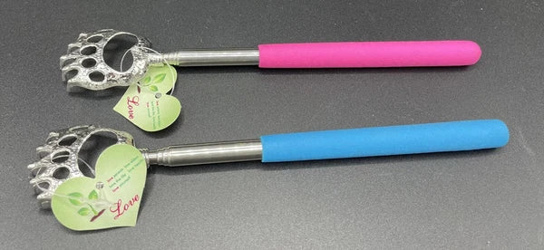 2 Pack Bear Claw Telescopic Metal Extendable Back Scratcher