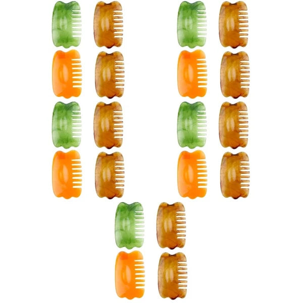 Set of 5 Massage Comb Scraping Board Head Massager Scalp Scratcher