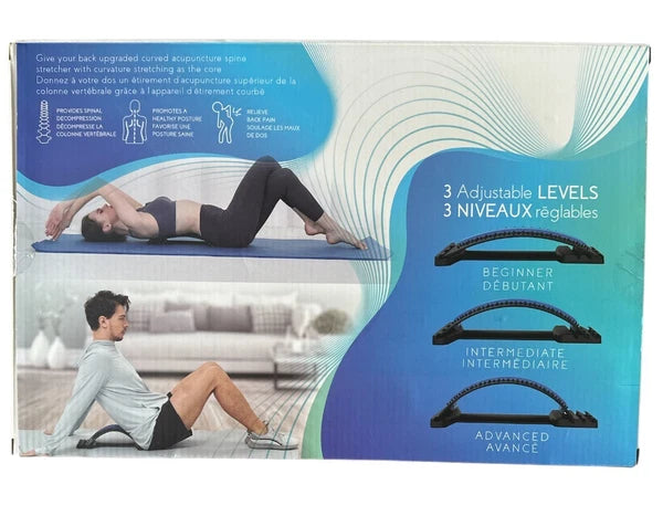 Back Stretcher Multi-Level Back Massager Stretching Device Lumbar Support Device
