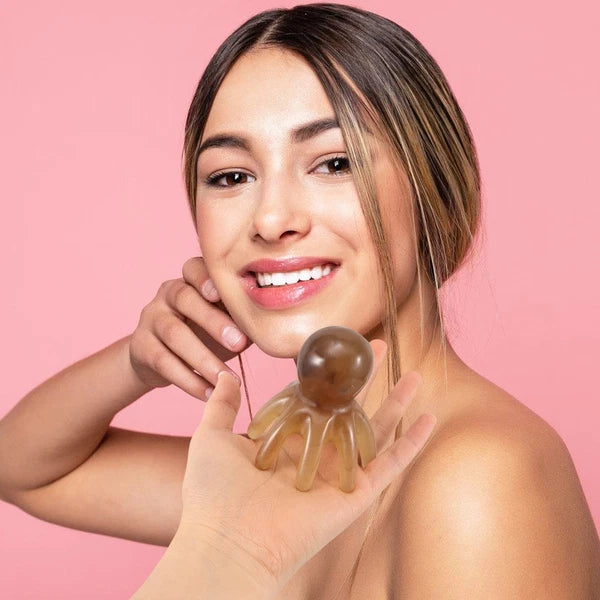 2 Pcs Eight Claw Comb Massage Electric Head Scratcher Relaxation Tool